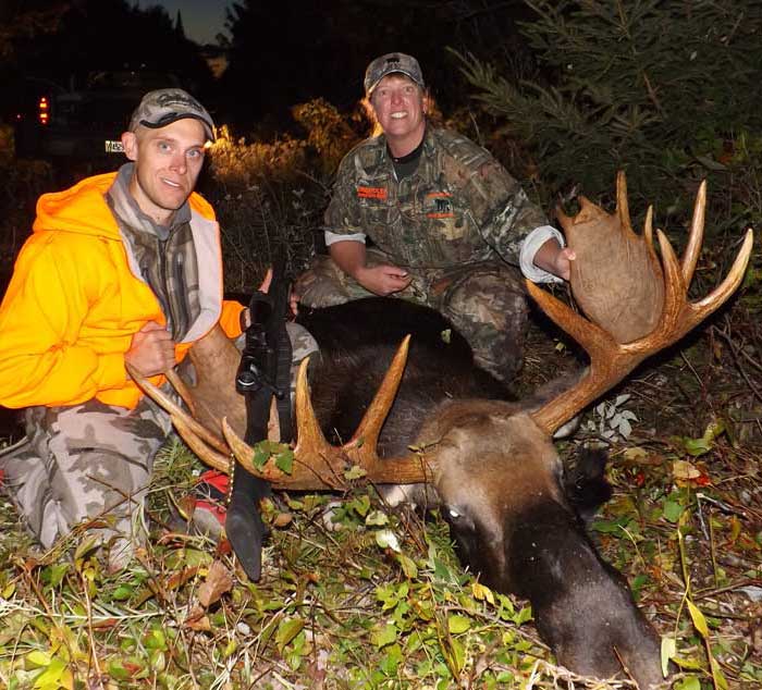 Guided Moose hunting in Maine